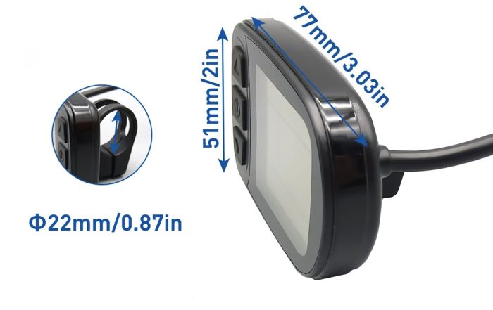 Дисплей Kunteng KT-LCD5 (24/36/48V)