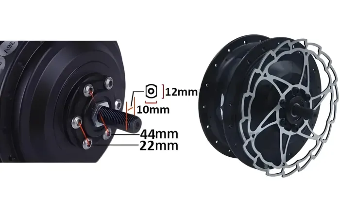 Мотор-колесо для велосипеда MXUS XF15C (36V 500W)